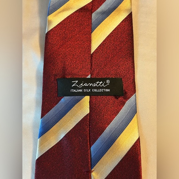 Zianetti Italian Silk Collection Men’s 100% Silk Neck Tie Career Dress Formal - Picture 2 of 6